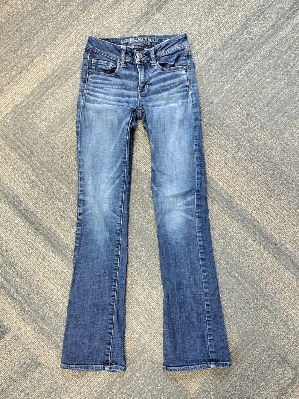American Eagle Outfitters Medium Blue Flare Jeans